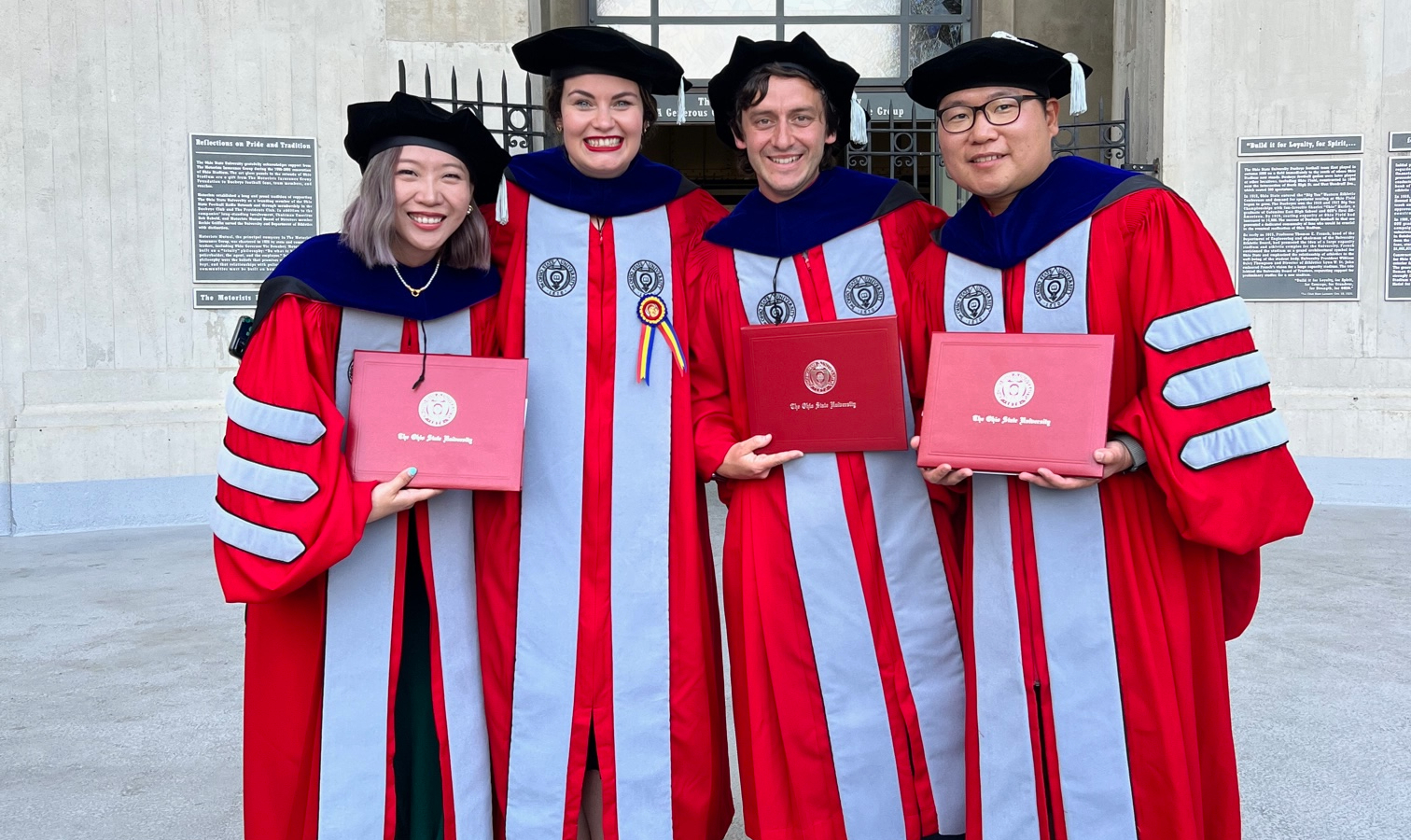 Summer 2023 Graduates in Doctoral Robes