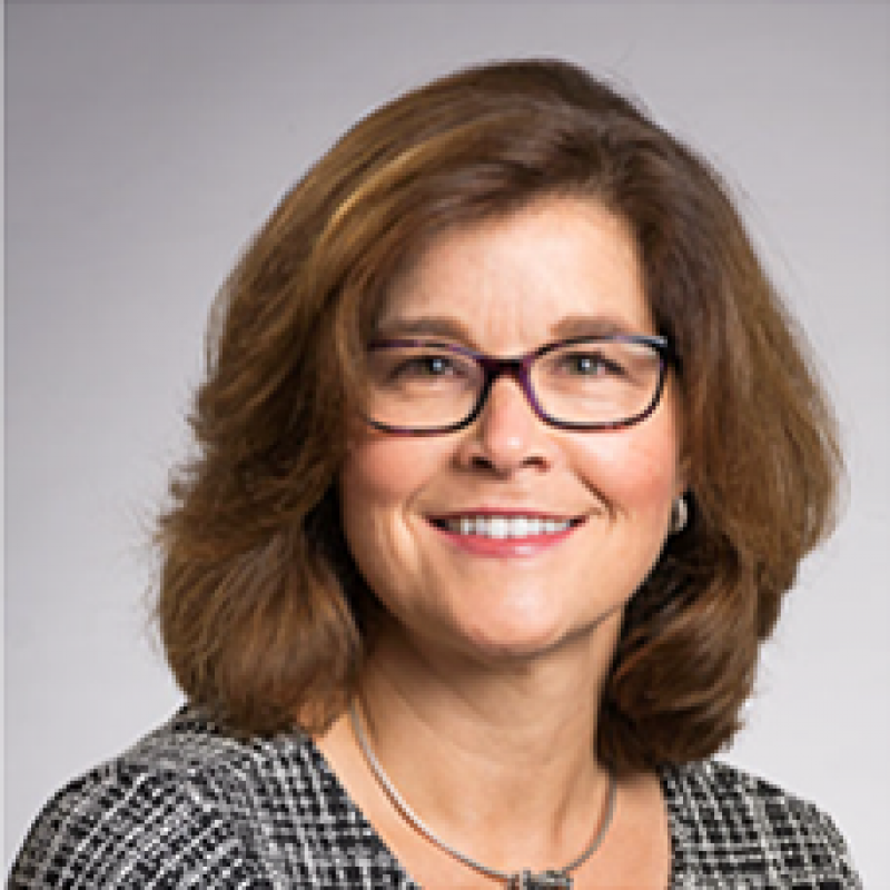 Professor Claudia Buchmann, Chair-Elect Section on Inequality, Poverty and Mobility White woman with brown hair, wearing a white and black shirt smiling at the camera