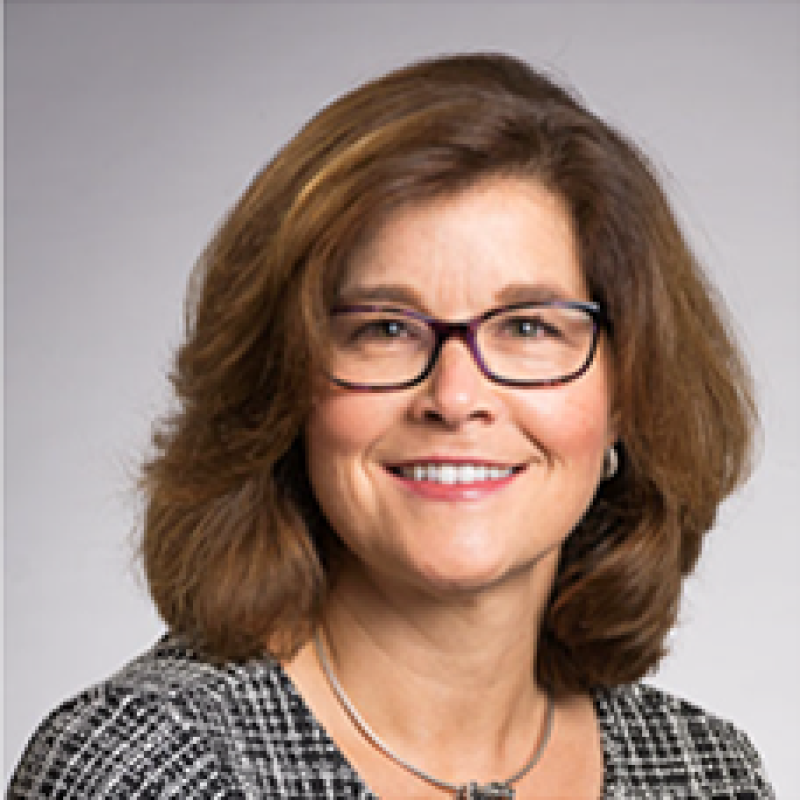 Professor Claudia Buchmann, Chair-Elect Section on Inequality, Poverty and Mobility White woman with brown hair, wearing a white and black shirt smiling at the camera