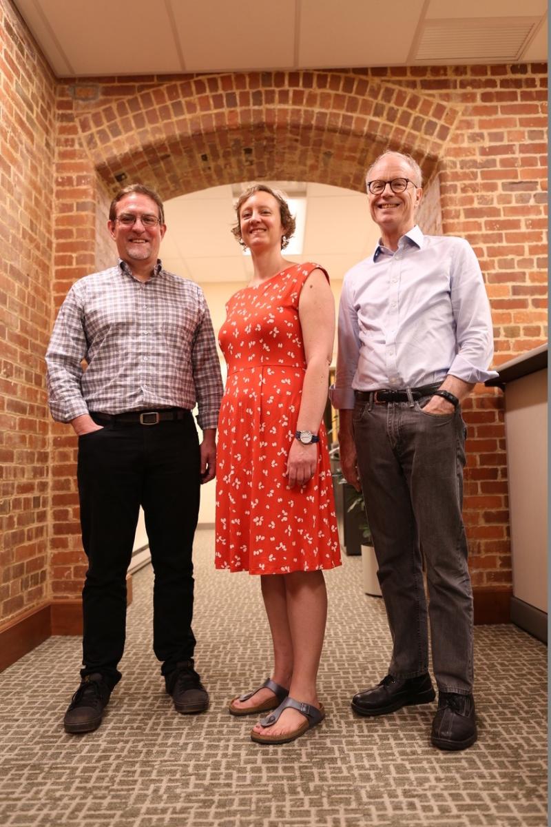 Photo of Clark, Hayford, and Casterline