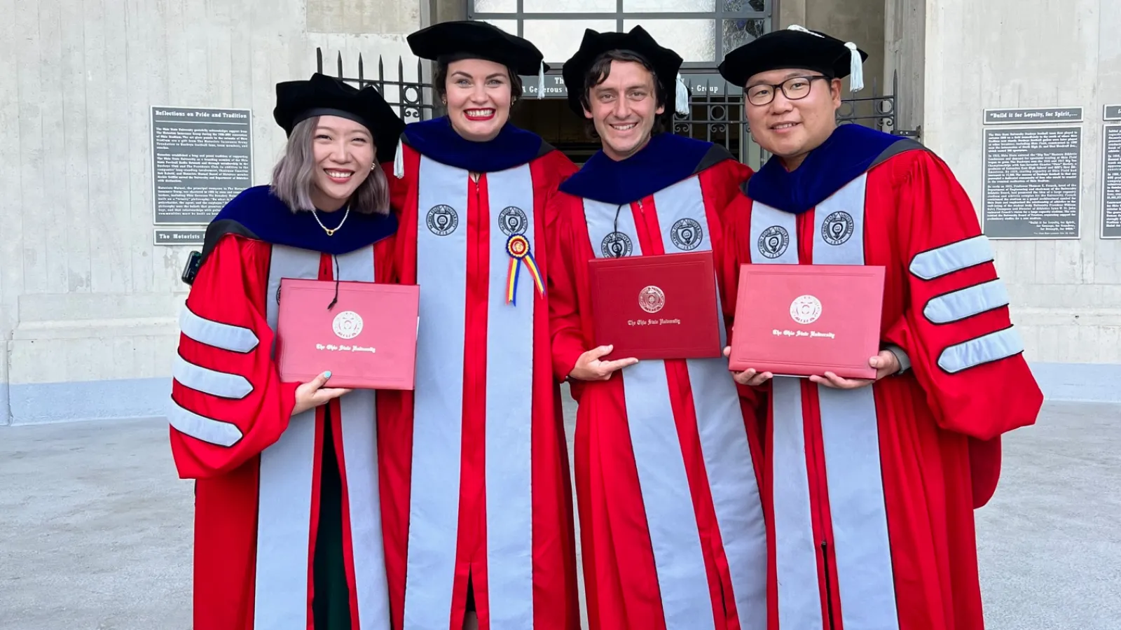 Summer 2023 Graduates in Doctoral Robes