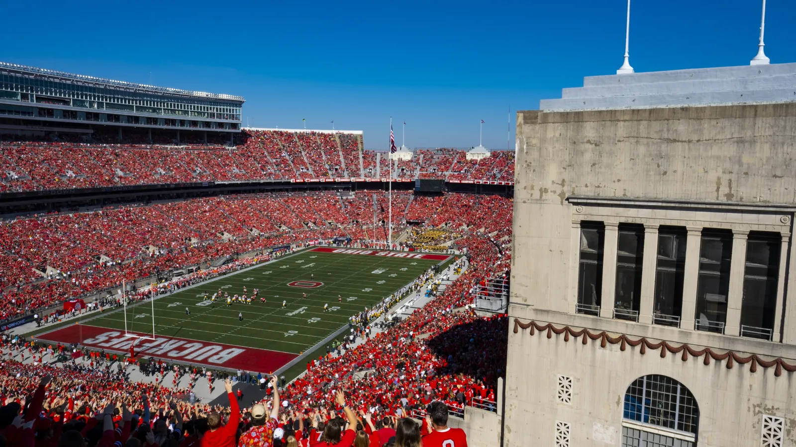 Ohio Stadium during a football game