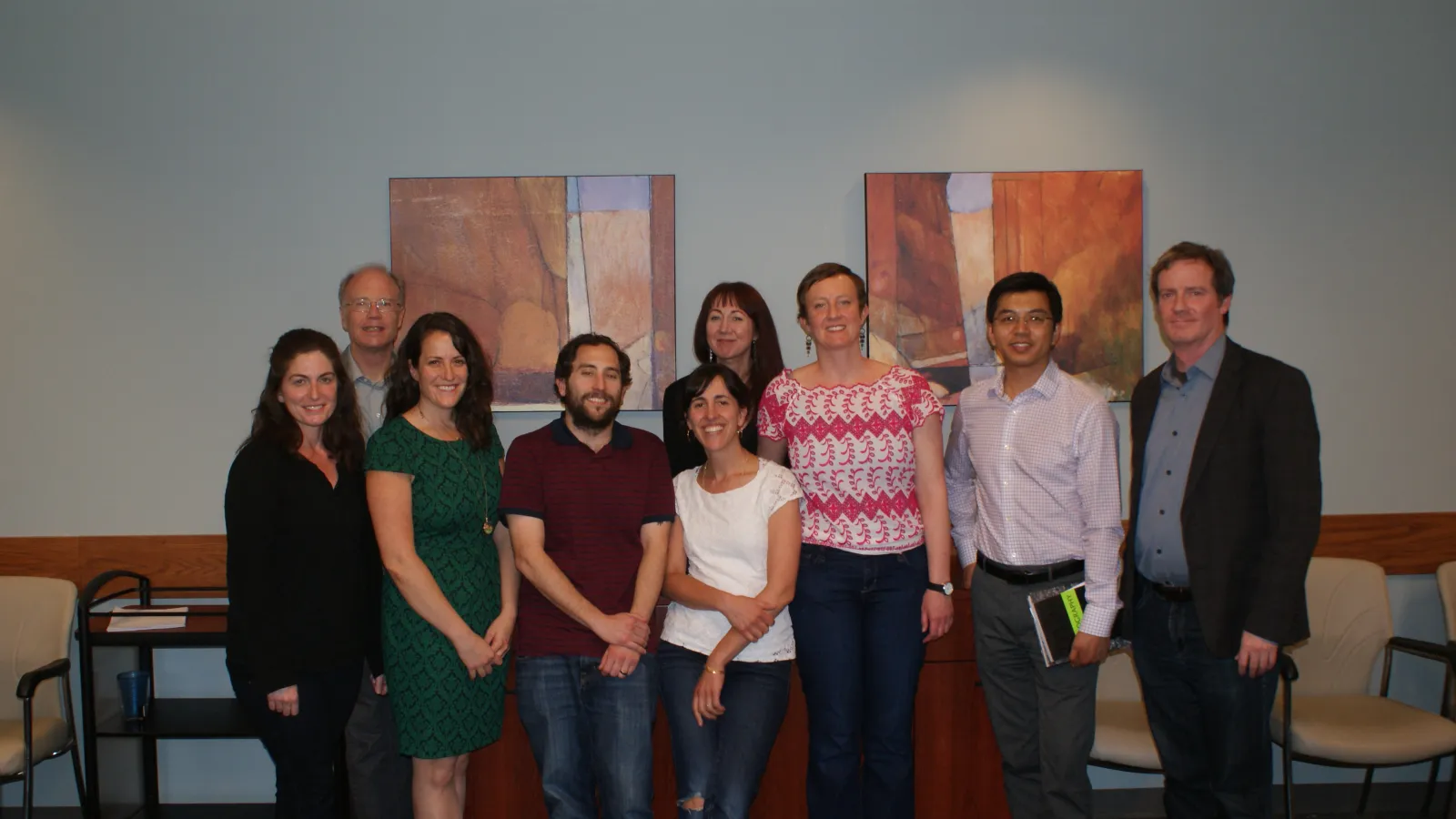 Photo of several search faculty
