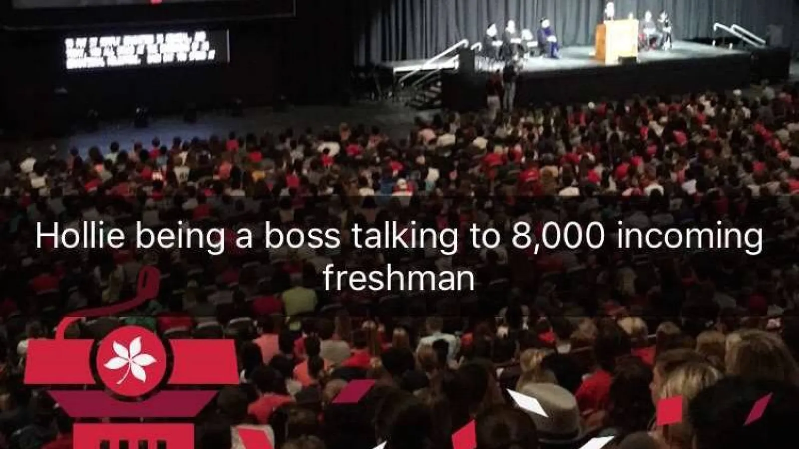 Hollie Brehm at convocation