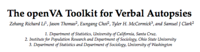 The openVA toolkit for verbal autopsies.