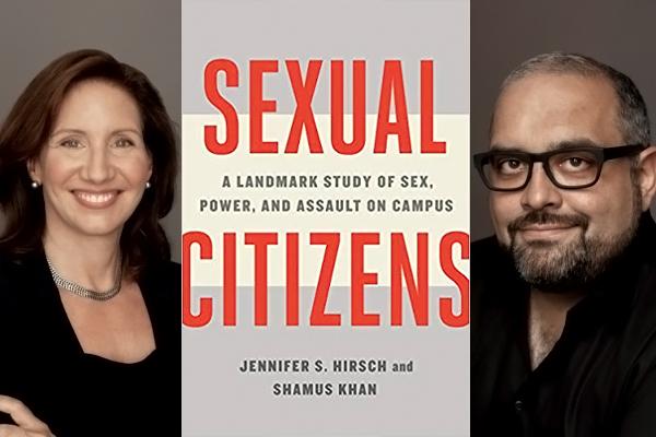 Author head shots and book cover which reads "Sexual Citizens"