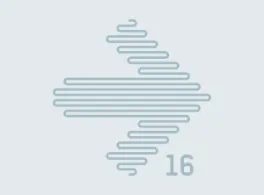 Arrow pointing right with #16